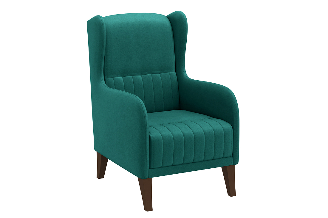 Евромагнат М / Кресло для отдыха велюр fresh изумруд